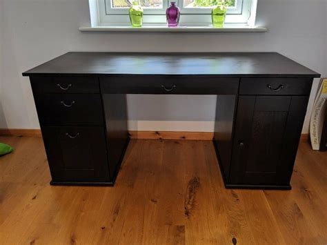 IKEA desk in Black Stain Finish | in Harwich, Essex | Gumtree