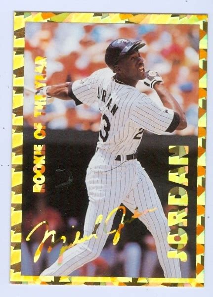 Michael Jordan Baseball Card 1994 Stadium Sports #69 - Autographs-Reprints