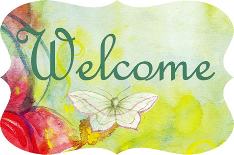 Welcome sign clipart. Free download transparent .PNG | Creazilla