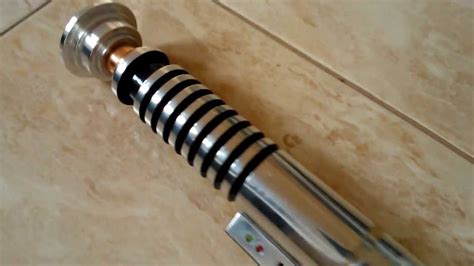 Luke's Lightsaber Replica - YouTube