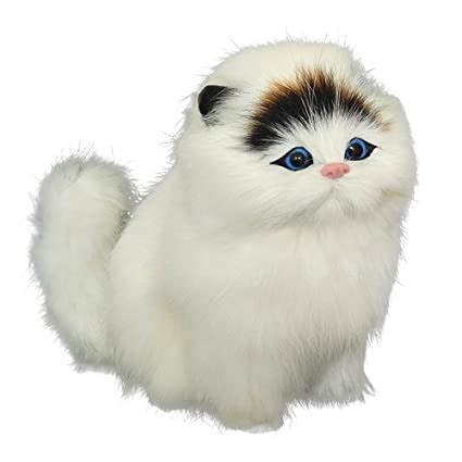 Buy Kindafly Simulation Cat Toy With Sound Artificial Plush Vocal Animal Sounding For Home Car ...