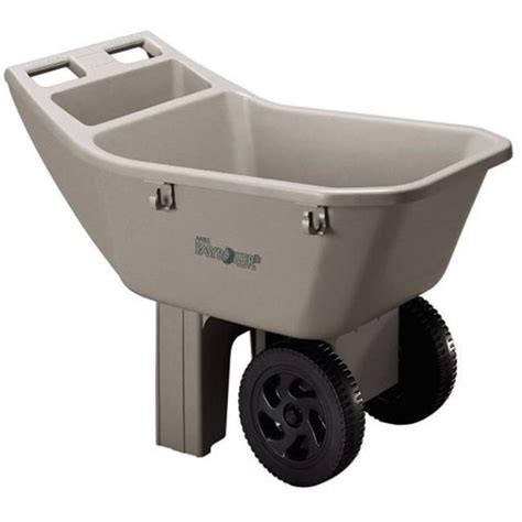 Ames 3 Cubic Feet Easy Roller Jr. Lawn Cart 2463675 | Wheelbarrow, Wheelbarrow garden, Yard cart