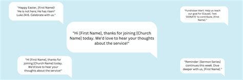 27 Church Text Message Templates | iVision Mobile