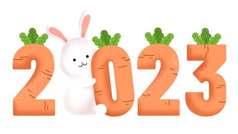 Happy New Year Greetings, Merry Christmas And Happy New Year, New Year Cartoon, Rabbit Png ...