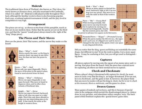 Makruk PDF Chess Traditional Board Games, 59% OFF