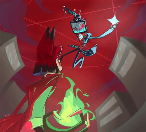 Alastor vs Vox fanart : r/HazbinHotel