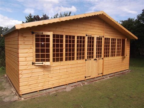 20 x 10 SUPREME SUMMER HOUSE WOODEN SHED LOG CABIN HIGH QUALITY GRADED TIMBER - Summer Houses ...