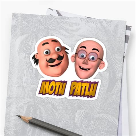 "MOTU PATLU" Sticker by sheddinator | Redbubble