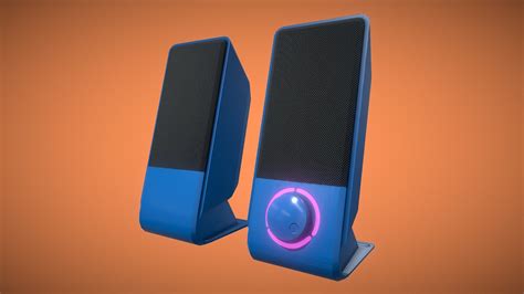 Computer Speakers - Download Free 3D model by Darren McNerney 3D ...