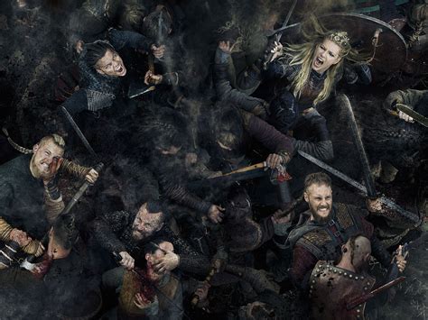 Vikings - Ivar, Bjorn, Lagertha, Harald and Ubbe Season 5 Official ...