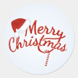 Merry Christmas Stickers | Zazzle