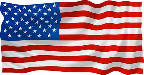 Waving American flag clipart. Free download transparent .PNG | Creazilla