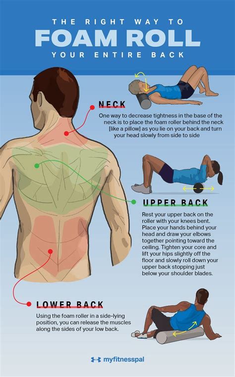 The Right Way to Foam Roll Your Entire Back | Wellness | MyFitnessPal Lower Back Muscles, Upper ...