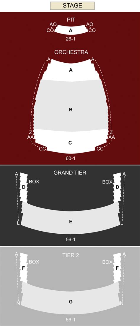 Sacramento Community Center Theater, Sacramento, CA - Seating Chart ...