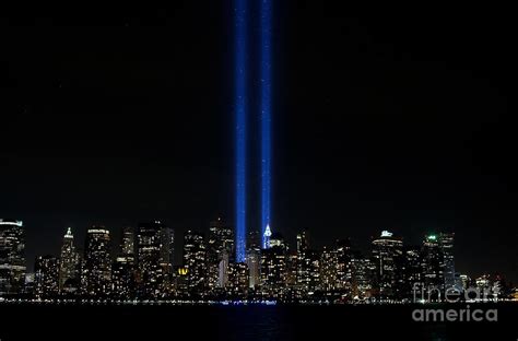 Memorial Lights 911 September 11th Photograph by Robert Wirth - Fine ...