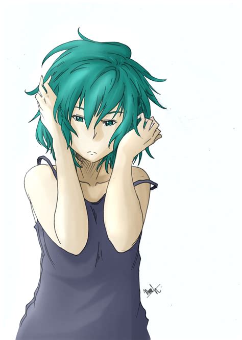 short hair hatsune miku by badakkacak on DeviantArt