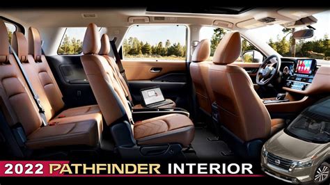 Nissan Pathfinder 2022 Interior and Color Options inside New 2021 SUV with 3 Row Seating - YouTube