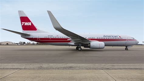 TWA is back! American Airlines retro livery pays homage to iconic ...