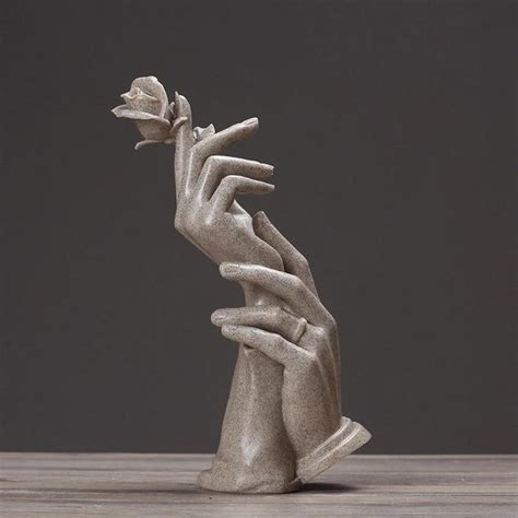 Creative Abstract Sculpture Decoration | Hand statue, Sculpture ...