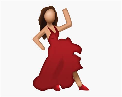 Dancing Emoji Png - Dancing Girl Emoji Png, Transparent Png - kindpng