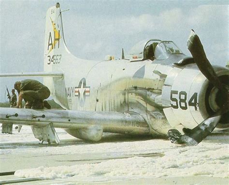 Crashed Douglas A-1H Skyraider1965 Vietnam | A Military Photo & Video ...