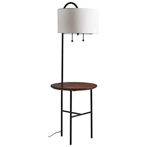 Rivet Mid-Century Modern Floor Lamp with Wireless USB Port Charging - Mid Decco