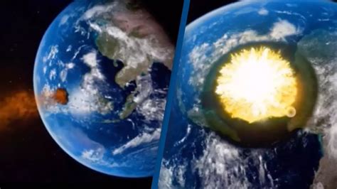 Disturbing simulation shows what would happen if meteor half the size ...