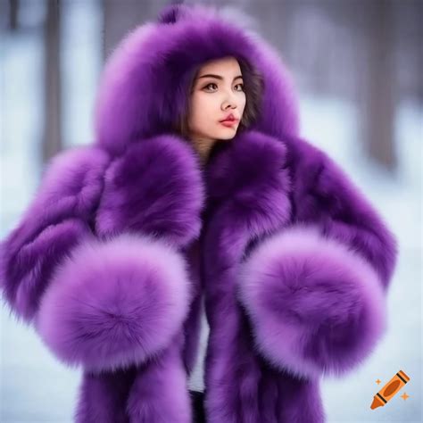 Leopard print fur snow suit for winter fashion on Craiyon