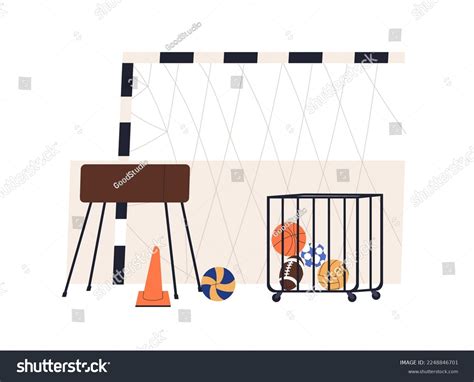 School Gym Class Pe Physical Education Stock Vector (Royalty Free ...