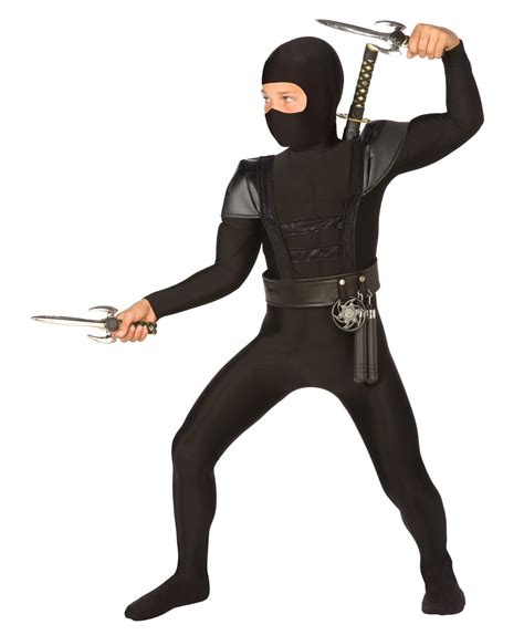 Black Fighter Ninja Child Costume | BuyCostumes.com