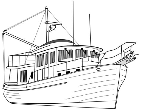 Tranh tô màu con thuyền - Kiến Thức Vui