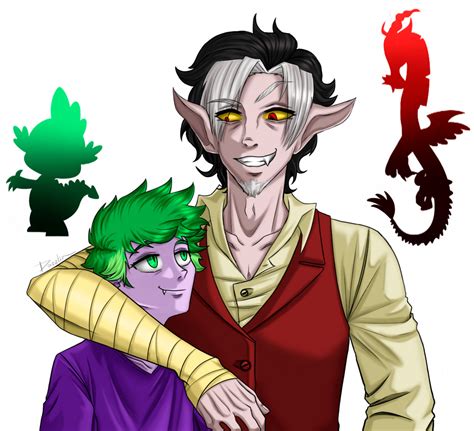 Spike and Discord #1 by Daazzlin on DeviantArt