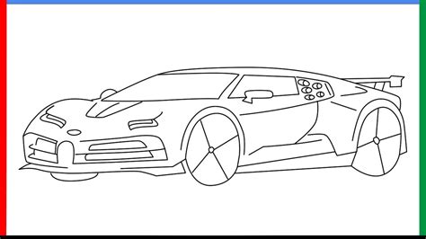 How To Draw Bugatti La Voiture Noire Step by Step for Beginners - YouTube