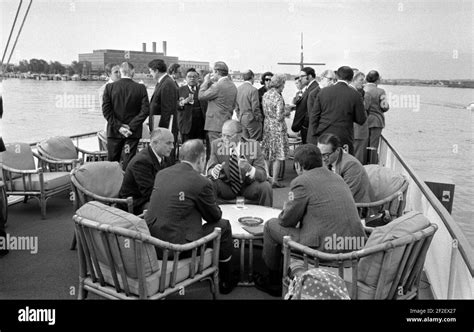 President Gerald Ford Holds a Cabinet Meeting Aboard the USS Sequoia ...