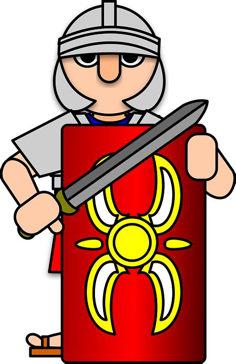 Comic Characters Legionnaire Roman · Free vector graphic on Pixabay