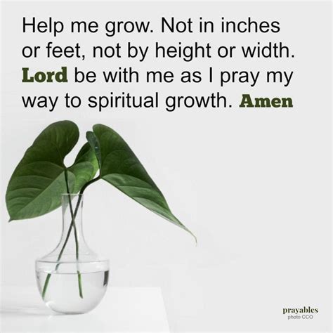 Prayer: Spiritual Growth - Prayables