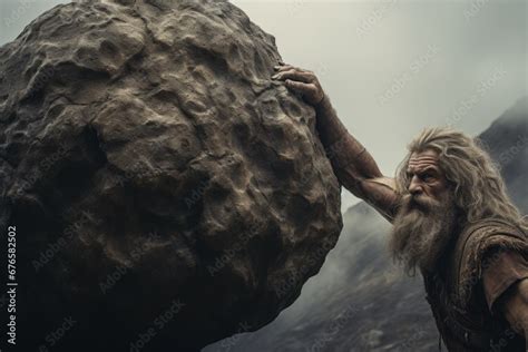 Sisyphus is pushing a rock up a mountain. The enduring symbolism of ...