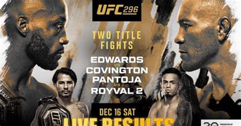 UFC 296 Live Results: Leon Edwards vs. Colby Covington - MMAWeekly.com | UFC and MMA News ...