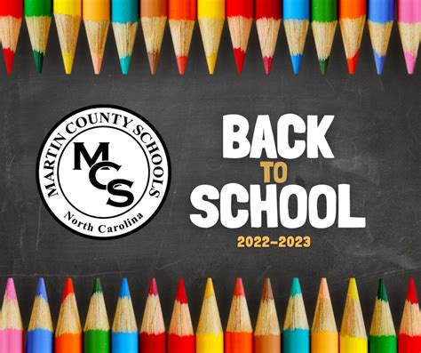 BACK TO SCHOOL 2022-2023 | Martin County Schools NC