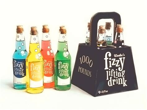 Wonka's Fizzy Lifting Drinks Packaging by Nick Frühling on Dribbble