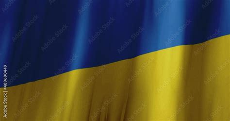 Ukraine waving flag. video of National 3d Ukrainian flag-waving. Sign ...