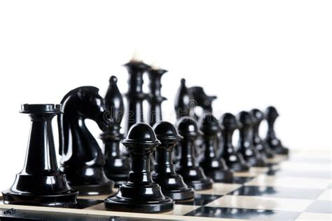 Black chess pieces stock image. Image of fight, queen - 22688391