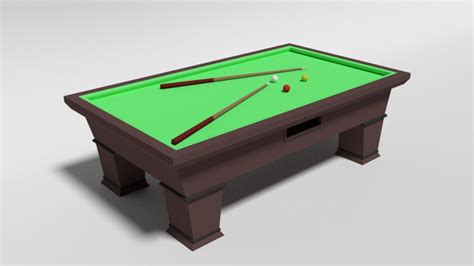 3D carom billiard table model - TurboSquid 1494778