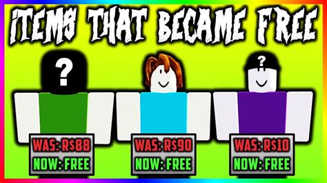 THESE hats used to COST ROBUX! now they are FREE! - YouTube