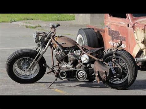 Rat Rod Motorcycles | Hard To Miss Motorcycles Rat Rod Style🐀🐀 - YouTube