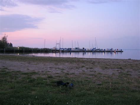 Müritz Lake coast at dusk, germany, Mecklenburg free image download