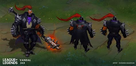 Vandal Jax, Jaximus & Nemesis Jax Concept Art - League of Legends by ...