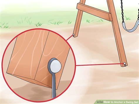 3 Ways to Anchor a Swing Set - wikiHow