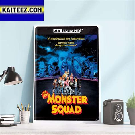 Official Poster For The Monster Squad Art Decor Poster Canvas - Kaiteez