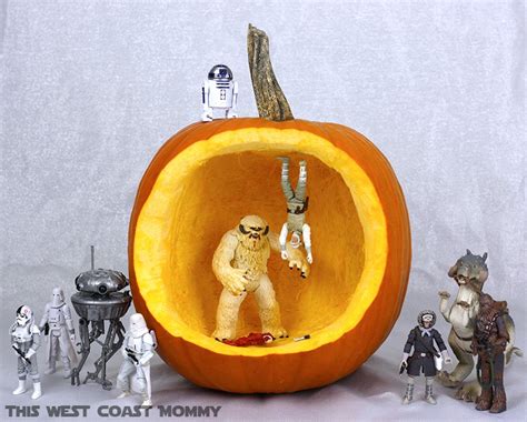 Halloween Pumpkin #StarWars Diorama Project | This West Coast Mommy